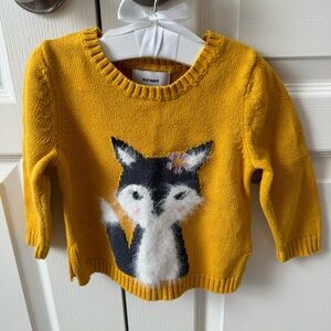 Old Navy Fox Sweater - Size 18-24 months